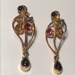 ❣️Sajen Offerings Gold plated Silver Natural Gemstone earrings
